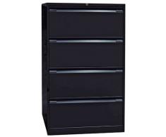 BISLEY DF4833 - Hängeregistraturschrank - Farbe schwarz - HxBxT 1321 x 800 x 622 mm