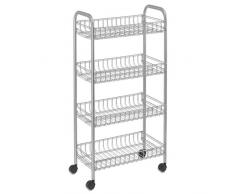 ROLLER Allzweckwagen - 4 Etagen - silber