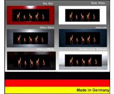 Gel- und Ethanolkamin Kamin Modell Daniel - Wählen Sie die Farbe (Schwarz)