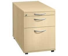 Rollcontainer SIGNA TC (Hängeregister) mit Bogengriff Ahorn