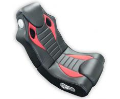 Lifestyle For Home Soundsessel Multimediasessel Gaming Chair Speedy Bluetooth schwarz Mesh rot