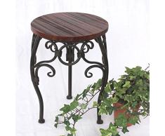 DanDiBo Blumenständer 34cm Rund HX12592 Blumenhocker Blumensäule Tisch Beistelltisch