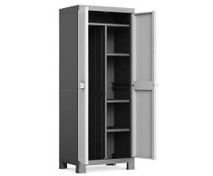 Kis KunststoffschrankLogico utility, 1 Stück, schwarz/hellgrau, 9636000 0270 01