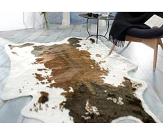 Teppich Wohnen & Accessoires Fellteppich, Webpelzteppich, Kuhfell braun