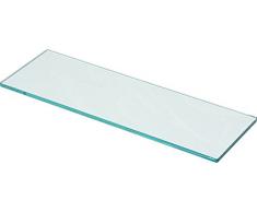 IB-Style - Glasboden KLAR 10 mm | klar und satiniert | 9 Abmessungen | Glasscheibe Glasplatte für Glasregal KLARGLAS - 900x150 mm