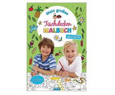 Mein großes Tischdecken-Malbuch grün: 86 x 126 cm!