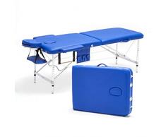 seveni Massagetisch, Klappbett Professionelle tragbare ergonomische Tischsofa Holzfüße für Therapiesalon Schwedische Thai-Massage(B)