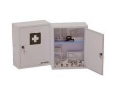 LEINA-WERKE REF 22001 Verbandschrank Medisan A, Inhalt DIN 13157, perlweiß