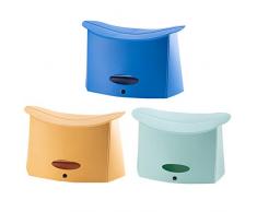 CHEN 3 Stück tragbarer Klapphocker, Leichter 0,3 kg Papierhocker, geeignet für Fahrten im Freien, Reisefischen-Picknick, kann als Feilenbeutel verwendet Werden Obstaufbewahrungstasche