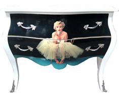 Casa Padrino Barock Kommode Marilyn Monroe Mod2 120cm - Möbel Schrank Sideboard