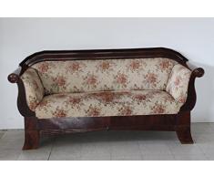 KAFKA-ANTIK Biedermeier Sofa Couch 185x76x100 Nussbaum