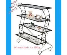 Nostalgie BadregalStandregal mit 3 Ablagen aus Metall-Maße:104x145cm-Tiefe 34cm-bis 150kg belastbar-NEU