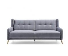 Exxpo Sofa Fashion Ateno/Nordic-Style Sofa 3-sitzig mit Kippcouch-Funktion, Grau