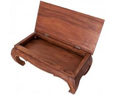 Asiatika-Online.de OPIUMTISCH Holz COUCHTISCH AUFKLAPPBAR ANTIK China MÖBEL Asien 80x40CM HB 6