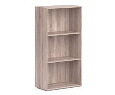 Vicco Bücherregal Easy XXL Standegal Wandregal Aktenregal Schrank Büro (Sonoma Eiche, M)