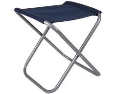 Anaterra Campinghocker, Klapphocker faltbar, stabil und robust, blau/grün/schwarz (blau)