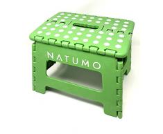NATUMO® Premium Tritthocker Klapphocker 150kg - Faltbar Küchenhocker Klapptritt Bad-Hocker Klappbar Garten Klappstuhl Klein Kinderfußbank Kindertritt Aufstiegshilfe Waschbecken Für Kinder Erwachsene