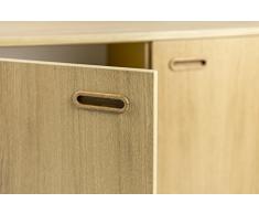 Tenzo 2172-554 Bess Designer Sideboard, 72 x 114 x 43 cm, eiche furniert
