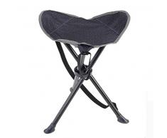 RUIRUI Camping-Stuhl Dreibein-Hocker , gray