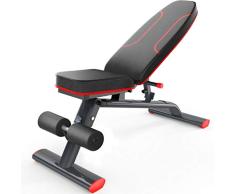 Multifunktions-Hantelbänke Home Rückenbrett Fitnessstuhl für Männer und Frauen Fitnesshocker Gymnastikhocker Fitnessgeräte für Zuhause Outdoor-Sportstuhl Multifunktionale Klapphocker Abnehmbarer Stuhl