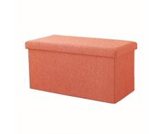 Mnjin Aufbewahrung aufklappbarer Stauraumhocker Kann sitzen Klappbare Zeitungsständer Schuhbank wechseln Stauraumhocker aus Stoff Schuhbank wechseln (Farbe: D1)