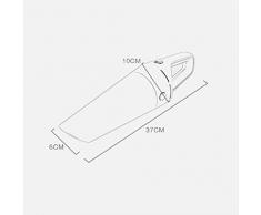 SCJ Tragbarer Autostaubsauger, kabelloser Haushaltswagen Kleinwagen Dual-Use-Nass- und Trockenhand-Mini-Silent-Ladegerät (37 x 6 x 10 cm) Lostgaming (Farbe: Weiß)