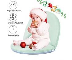 AnseeDirect Bodenstuhl Bodenkissen Meditationskissen Mit Verstellbarer Rückenlehne Zur Beim Lesen TV-Schauen Oder Gaming