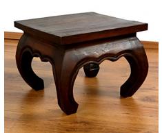 livasia Asiatischer Opiumtisch, Beistelltisch aus Massivholz der Marke Asia Wohnstudio, asiatischer Couchtisch, Nachttisch, Massivholz Möbel, (36cm)