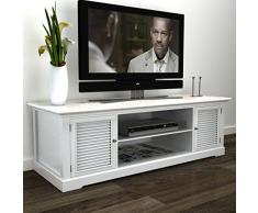 vidaXL TV-Tisch TV-Board Lowboard Fernsehtisch Fernsehschrank Holz Kommode TV-Bank