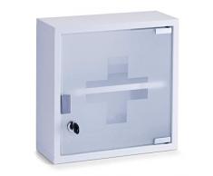 Zeller 18121 Medizinschrank, Metall / 30 x 12 x 30, weiß