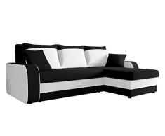 Ecksofa Kristofer, Design Eckcouch Couch! mit Schlaffunktion, Zwei Bettkasten, Farbauswahl, Wohnlandschaft! Bettfunktion! L-Form Sofa! Seite Universal! (Mikrofaza 0015 + Mikrofaza 0031)