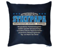 Goodman Design bedrucktes Vatertag Sofa Kissen: Stiefpapa Geschenk Dekokissen Couchkissen Sofakissen Geburtstag Ostern Couch