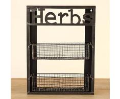 ZPSPZ Home Dekoration Wohnzimmer Amerikanische Nach Hause, Eisen, Alte Regal, Display - Rack, Retro - Bibliothek, Aus Zwei Schichten Storage Rack, 38 * 8,5 * 50 cm