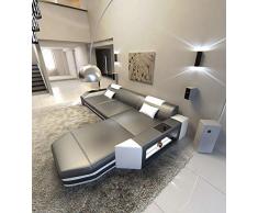 Sofa Dreams Designersofa Prato in der L Form mit Beleuchtung