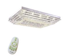 HENGMEI 108W Kristall Deckenleuchte Deckenlampe Dimmbar Deckenbeleuchtung Kronleuchter Pendelleuchte für Wohnzimmer, Schlafzimmer (Dimmbar, 108W)