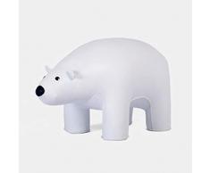 Yuanyuanliu Großer Tierledersitz Hocker Haushalt Pendel Hirnrinde Orang-Utan Elefant Nilpferd Giraffe Tiger Und Löwe Stuhl Einhorn (Color : A)