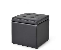 Happy Together Clothing Store Sofa Hocker Lederhocker Schuhe Aufbewahrung Hocker Schwarz