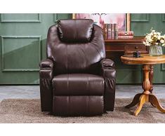 MisRV Garten Chaiselongue Liegesessel Relaxstuhl Entspannungssessel Schwarzer Schlafsessel Elektrisch Relaxsessel Massagesessel