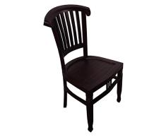 TEAK SESSEL RAM FARBE KOLONIAL 50X50X96 CM
