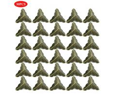 Sarplle Eckenschutz Retro Metall Kantenschutz für Antike Metallecken, dekorative Ecke, Koffer, Polster