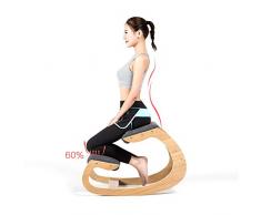 HHH Kniestuhl und Ergonomischer Stuhl Orthopädischer Kniestuhl mit Rücken Computerstuhl Kniehocker Stoff Gepolstertem Der Originale Kniestuhl Optimal