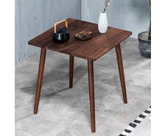 Tische Runde Sofa-Beistelltische Cocktail Couchtische Kleiner Beistelltisch Teetische Satztische Für Home Office CJC (Color : Brown, Size : 70x70x75cm)