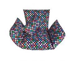 Baumwolle Sofa-schaukel-Matte Abnehmbare Und Ashable Wiege Peddigrohr Stuhl Kissen Hängende Stuhlsitz Erwachsenen Schaukelstuhl Kissen Indoor Balkon Pad Anti-rutsch Stuhlkissen-A