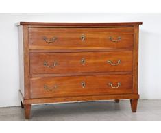 KAFKA-ANTIK BIEDERMEIER KOMMODE MIT DREI SCHÜBEN - KIRSCHBAUM ca 1830