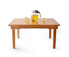 WJSXJJ Klapptisch, Kaffeetisch, quadratisch, Balkon, Arbeitstisch, multifunktional 80 * 80 * 32CM