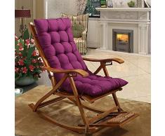 YMBKFan Dick Stuhlsitz Kissen Schaukelstuhl Kissen Set Pad Chaise Lounge Kissen Hoch Zurück Peddigrohr Stuhlabdeckung Für Bank Korb Stuhl-f 120x48x8cm(47x19x3inch)