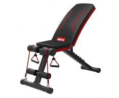 JDKC Klappbarer Sporthocker Einstellbare Hantel Bank, Abdominale Fitnessgeräte, Zu Hause Professioneller Multifunktionale Sportstuhl