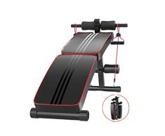 JDKC Klappbarer Sporthocker Eignungdumbbells, Verstellbare Fitness Stühle, Multifunktionale Gewichtheben Bett, Faltbar Multifunktions Schrägen Bauchbankdrücken Bank