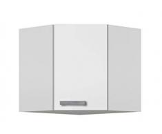 idealShopping GmbH Küchen Eckhängeschrank Oslo OED606-9 in weiß 60 cm