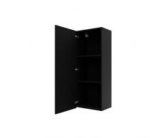 Mirjan24 Hängeschrank Calabrini BR11, Schrank für Wohnzimmer, Wandschrank, Kollektion (Weiß/Weiß Hochglanz)